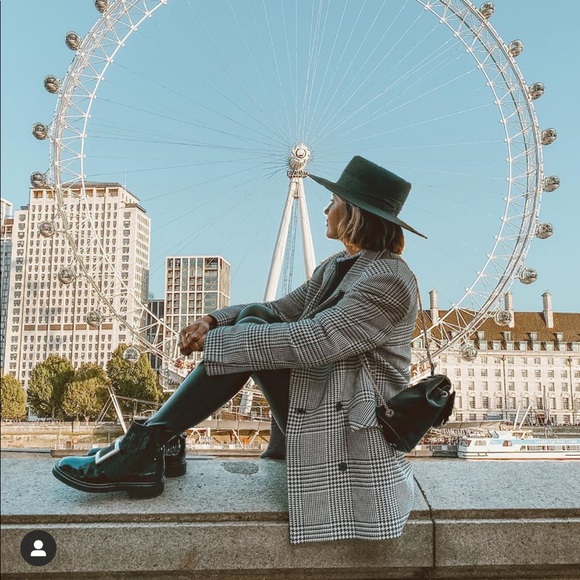 Last🔥Zara oversized houndstooth blazer B favorite - Picture 8 of 12